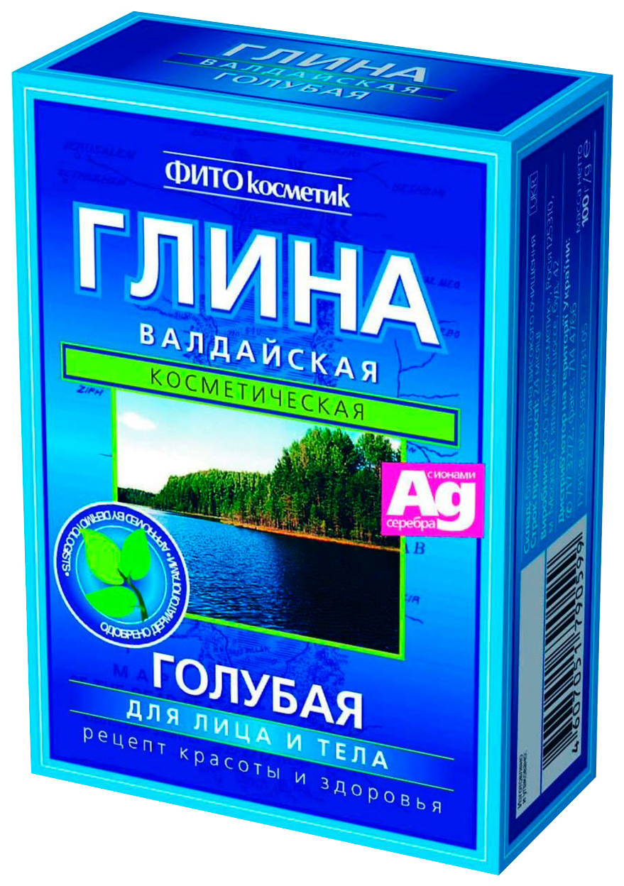 

Фитокосметик глина Валдайская голубая 100г