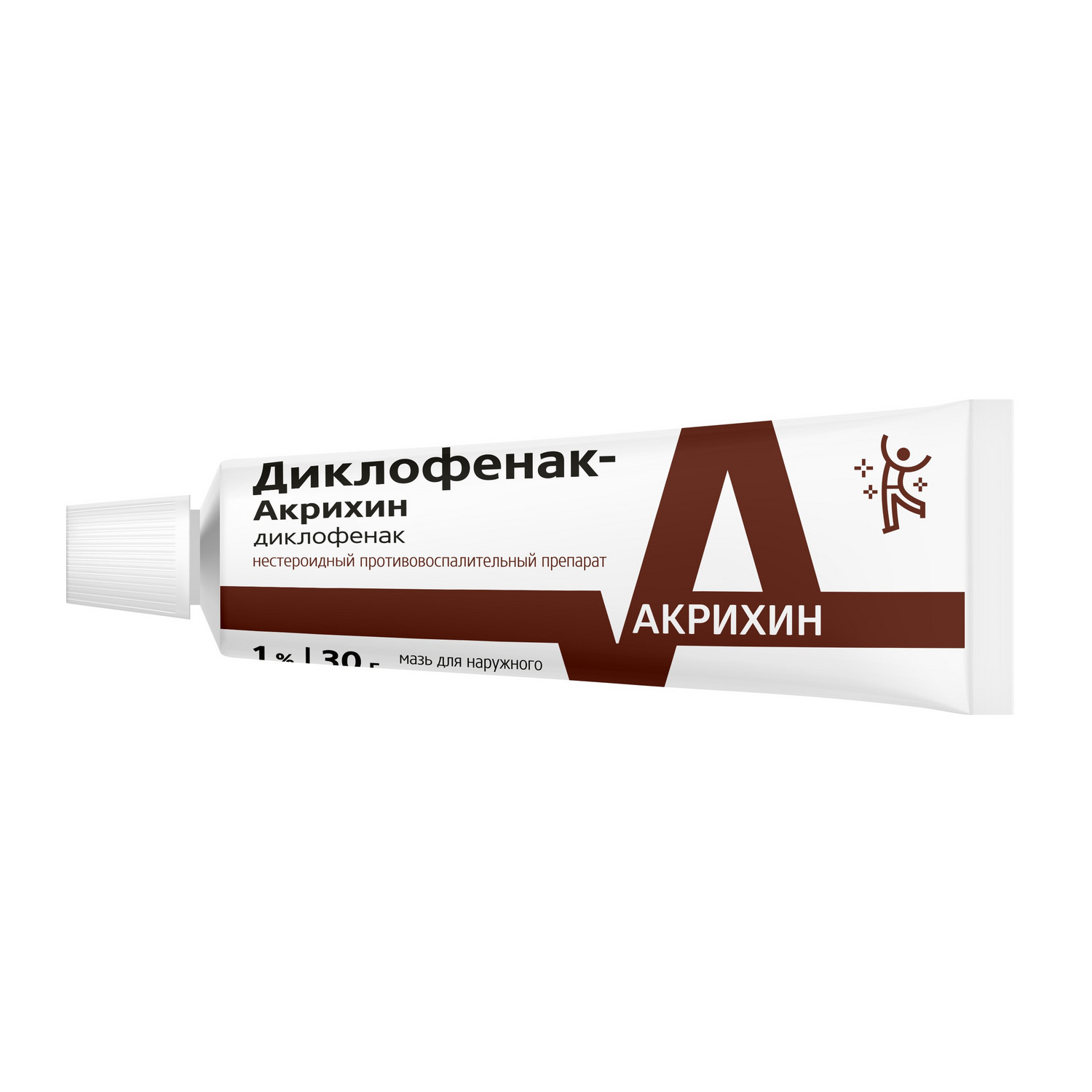 

Диклофенак-Акрихин мазь 1% 30г