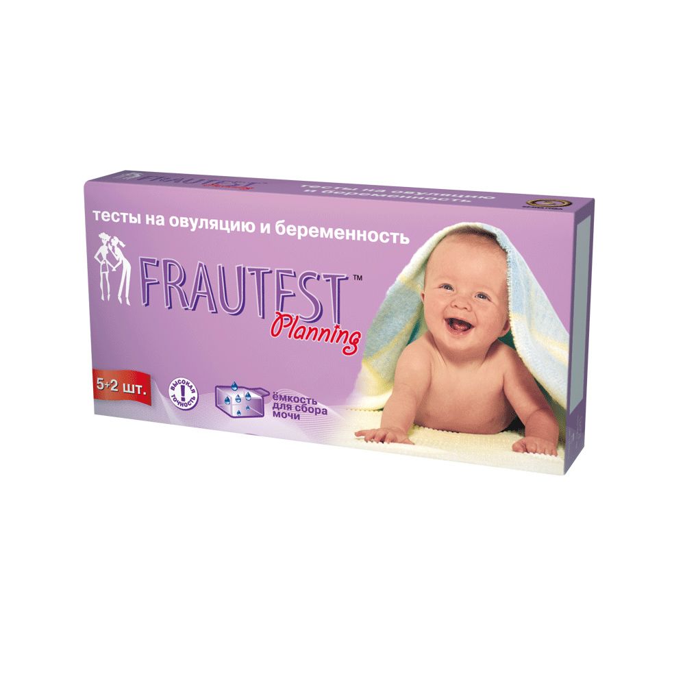 Фраутест планнинг тест на овуляцию №5+2 теста для определения беременности
