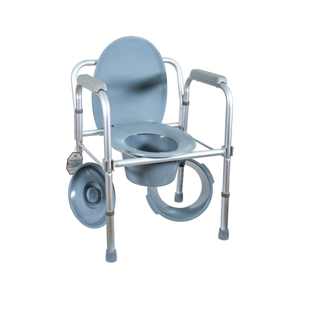 

КРЕСЛО-ТУАЛЕТ ОБЛЕГЧЕННОЕ СО СПИНКОЙ СКЛАДНОЕ AMCB6808