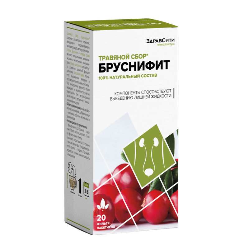 

Здравсити фитосбор Бруснифит БАД ф п 2г №20