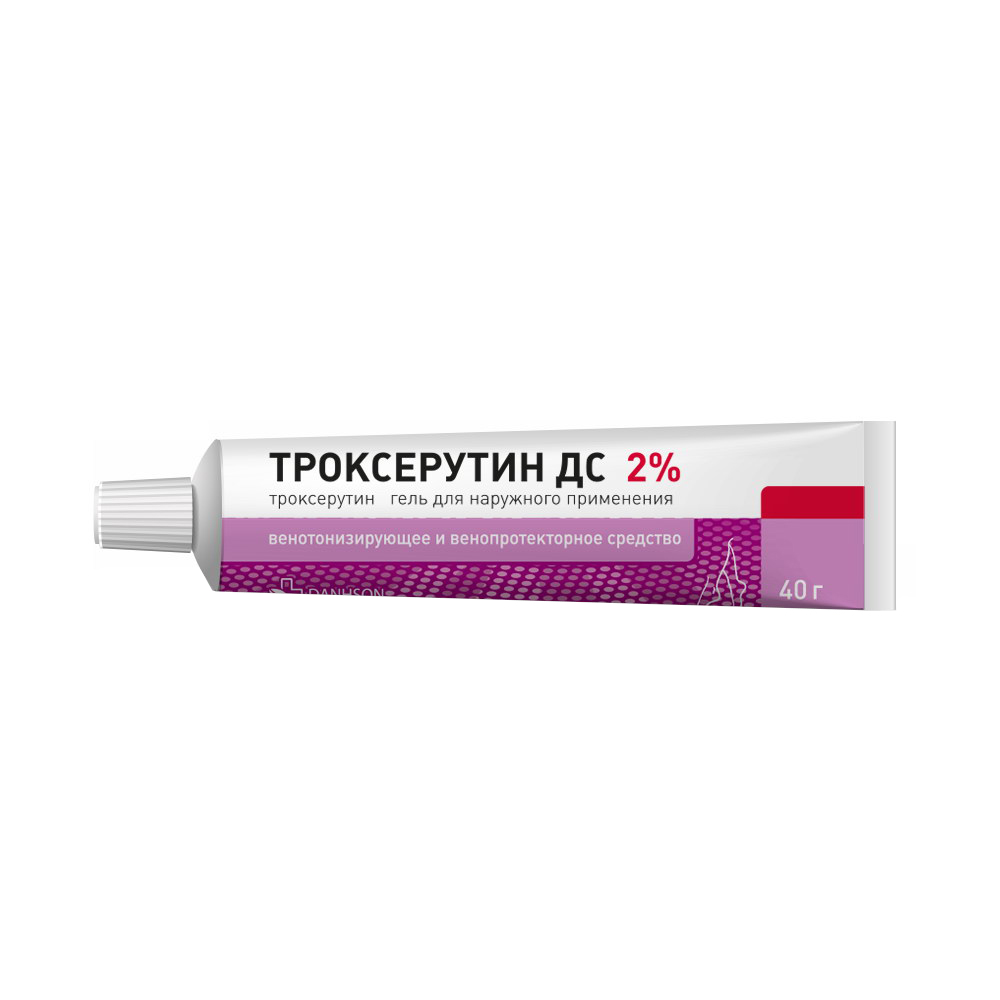 Троксерутин-ДС гель для наружного применения 2% 40г