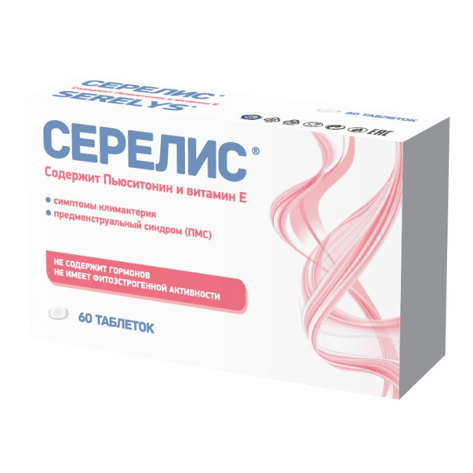 

Серелис таб. 378 мг №60 БАД