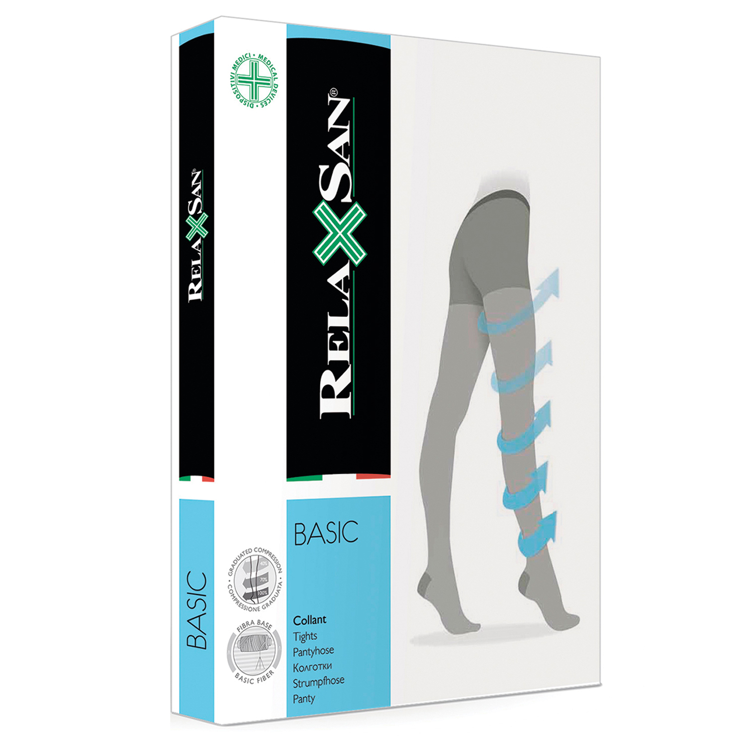 

Релаксан Колготки мед. компрессионные 2 класс компрессии 280 ден цвет телесный разм. 4 (980)