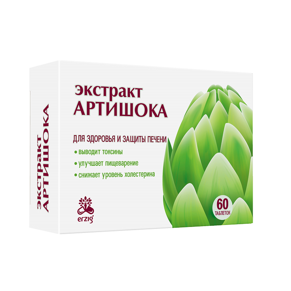 

Артишока экстракт таб. 0,3г №60 БАД