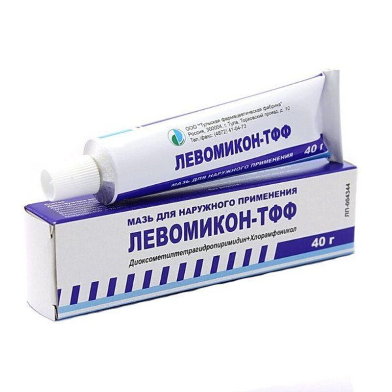 

Левомикон-ТФФ мазь д нар прим 40г