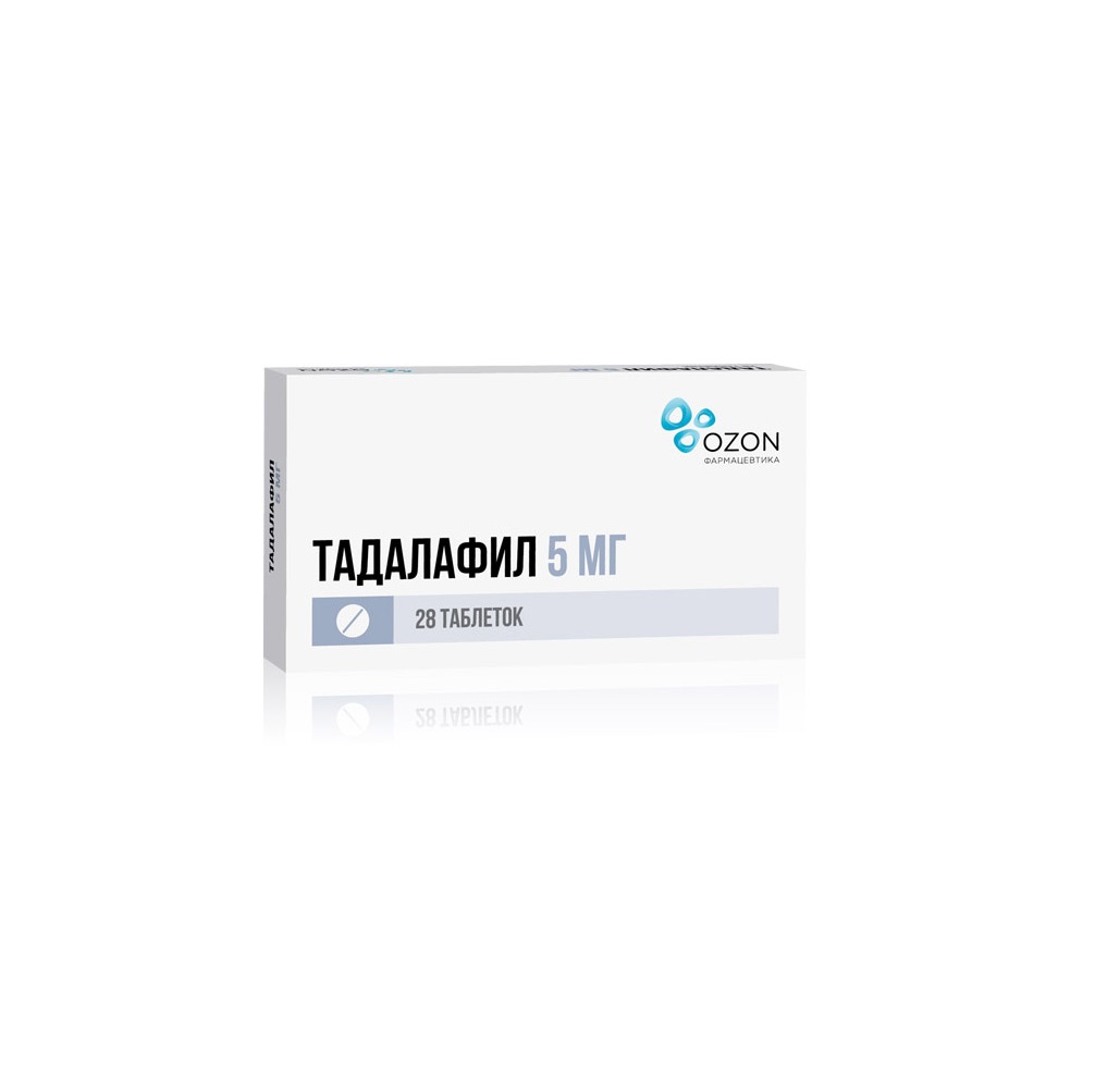 

Тадалафил таб. п/о плен. 5мг №28