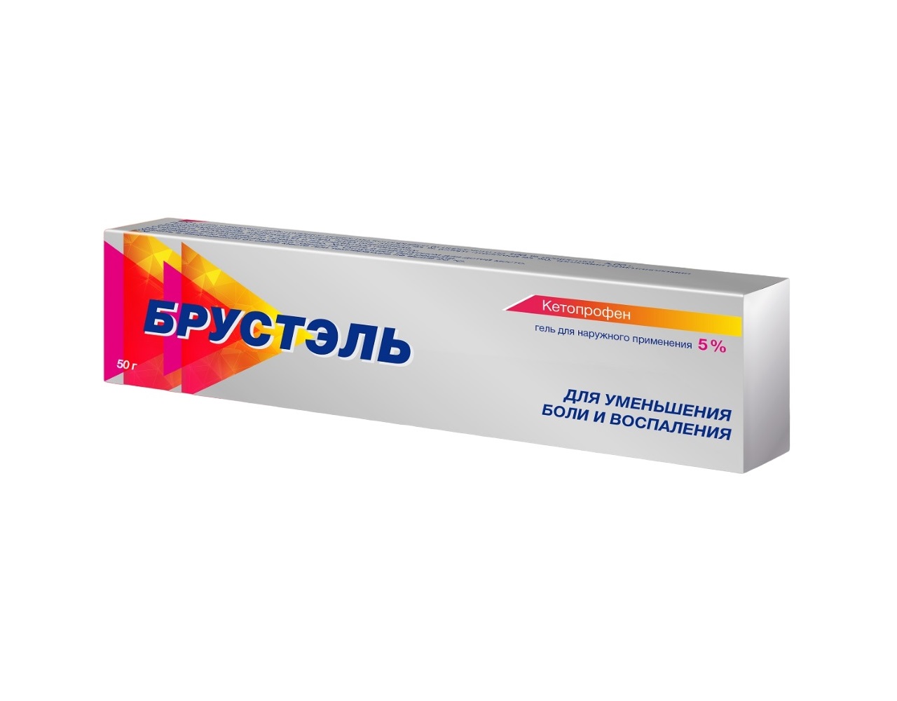 

Брустэль гель д наруж.прим. 5% 50г