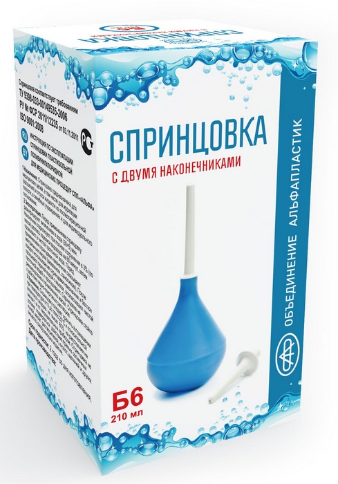 

Спринцовка ПВХ два наконечника р.3