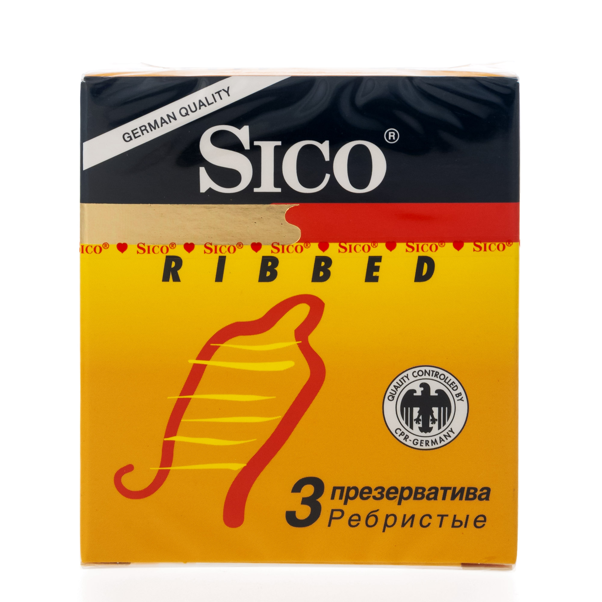 цена Сико презервативы Риббед ребристые №3