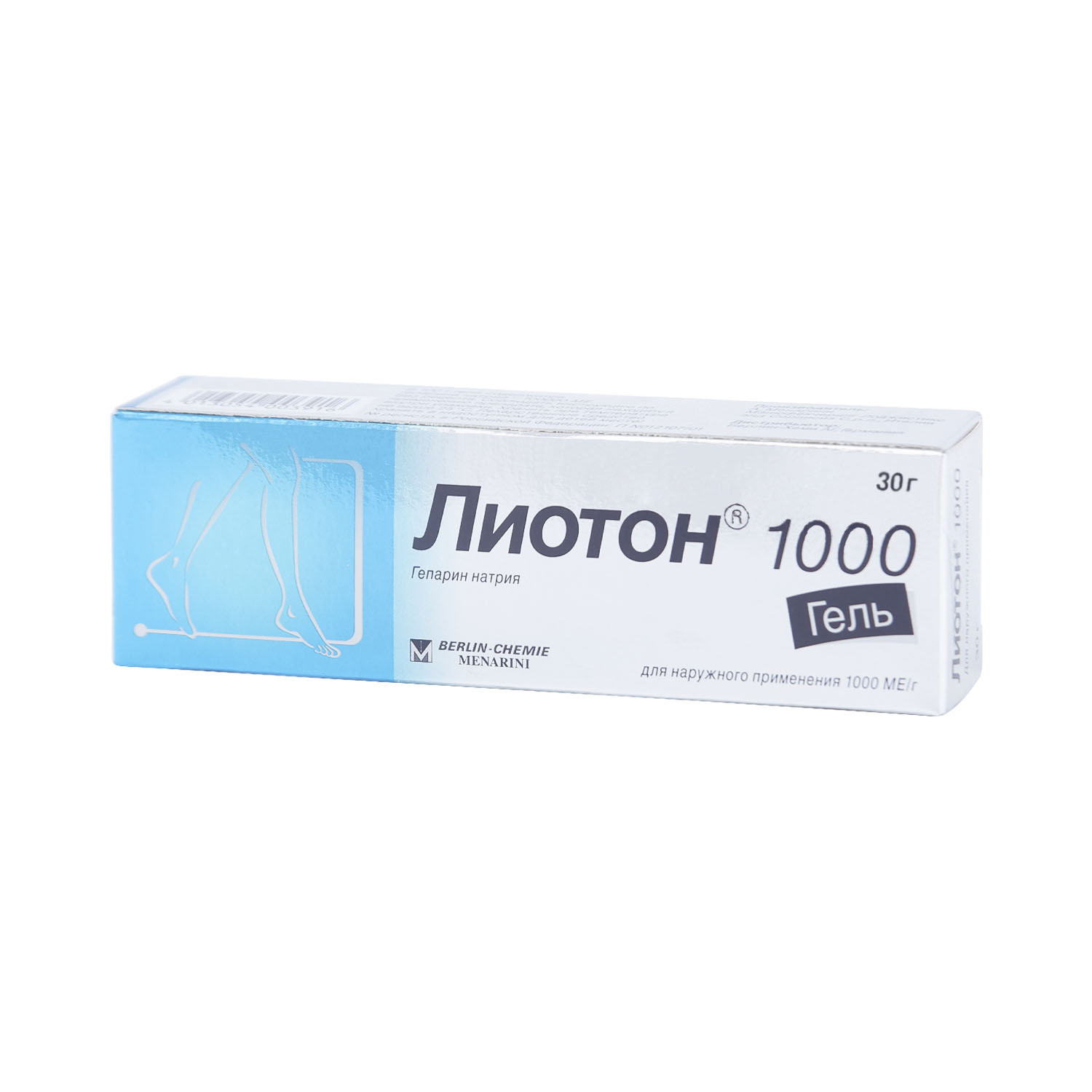 Лиотон 1000 гель 1000МЕ 30г лиотон 1000 гель для наружного применения 30г