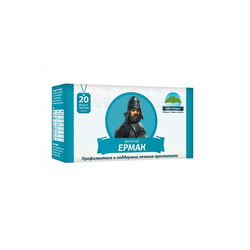 Тайга-Продукт фиточай Ермак при простатите ф п 2г №20