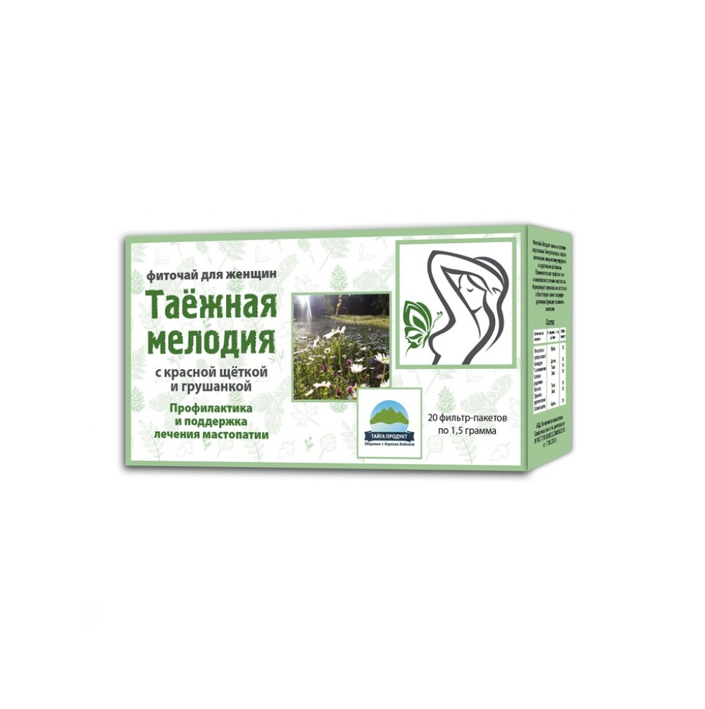 Тайга-Продукт фиточай Таежная мелодия при мастопатии ф п №20