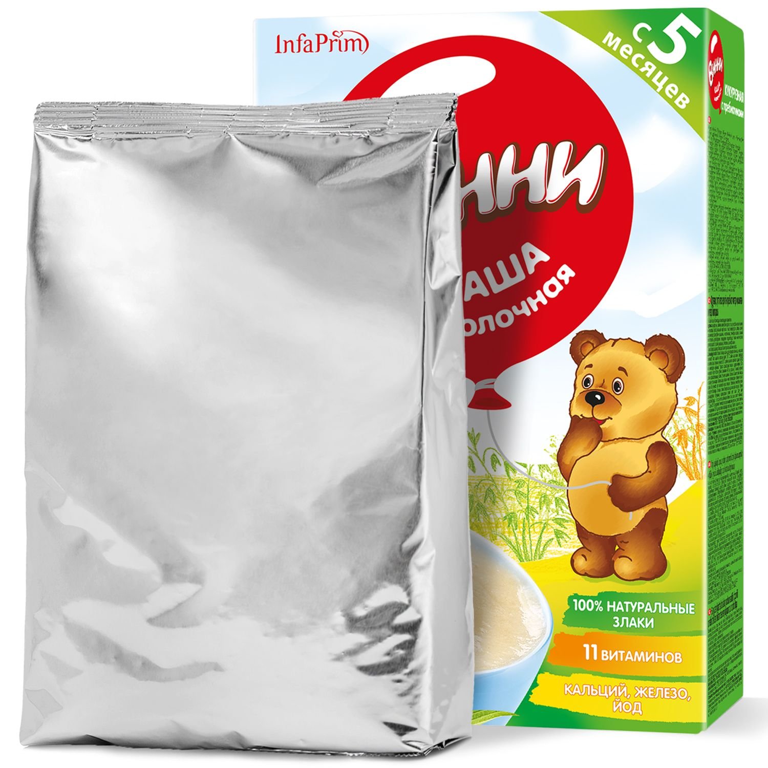 Винни каша молочная кукуруза 220г