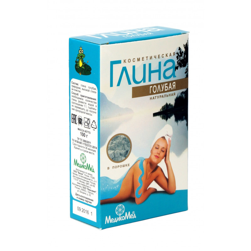 

Глина косметическая голубая 100г