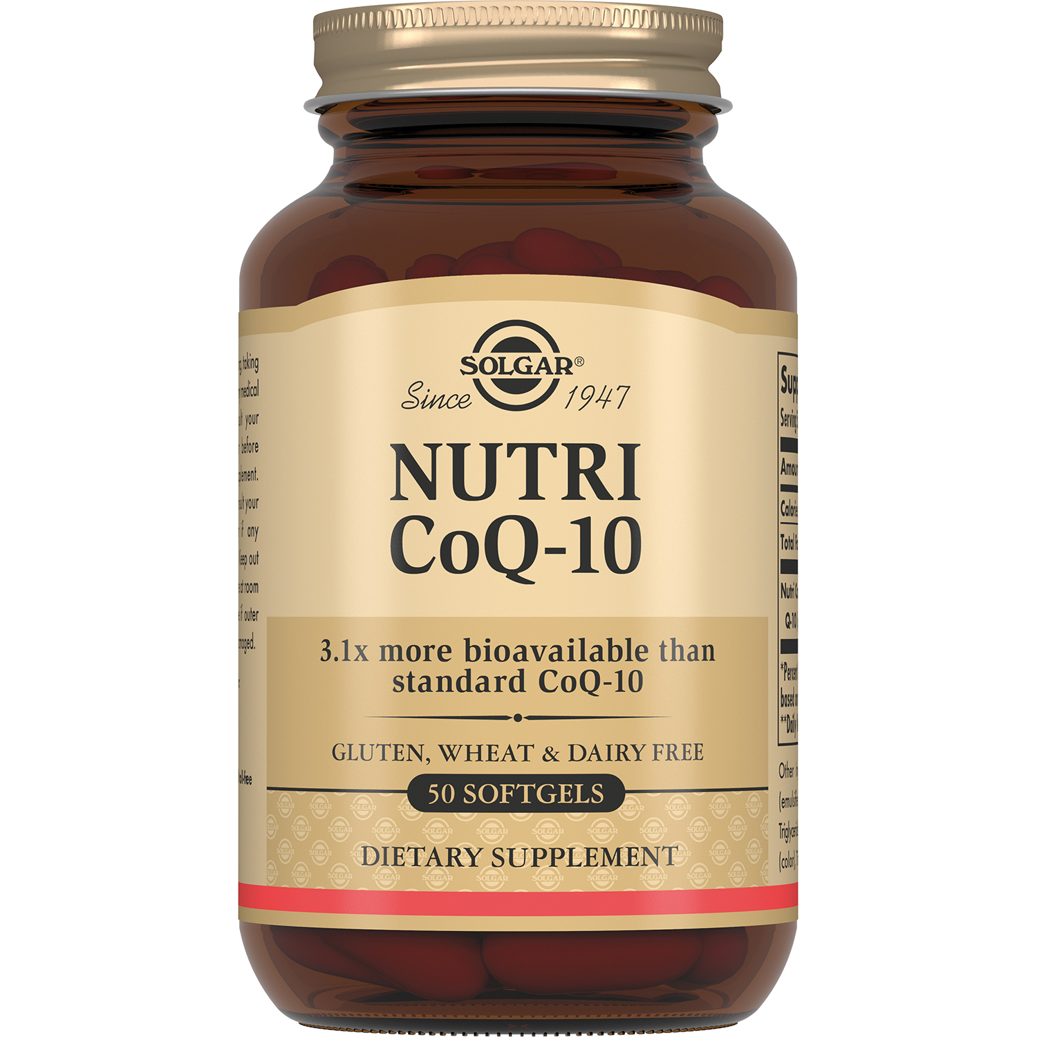 Солгар Нутрикоэнзим Q-10 капс. №50 биодобавка нутрикоэнзим q 10 nutri coq 10 50 капсул
