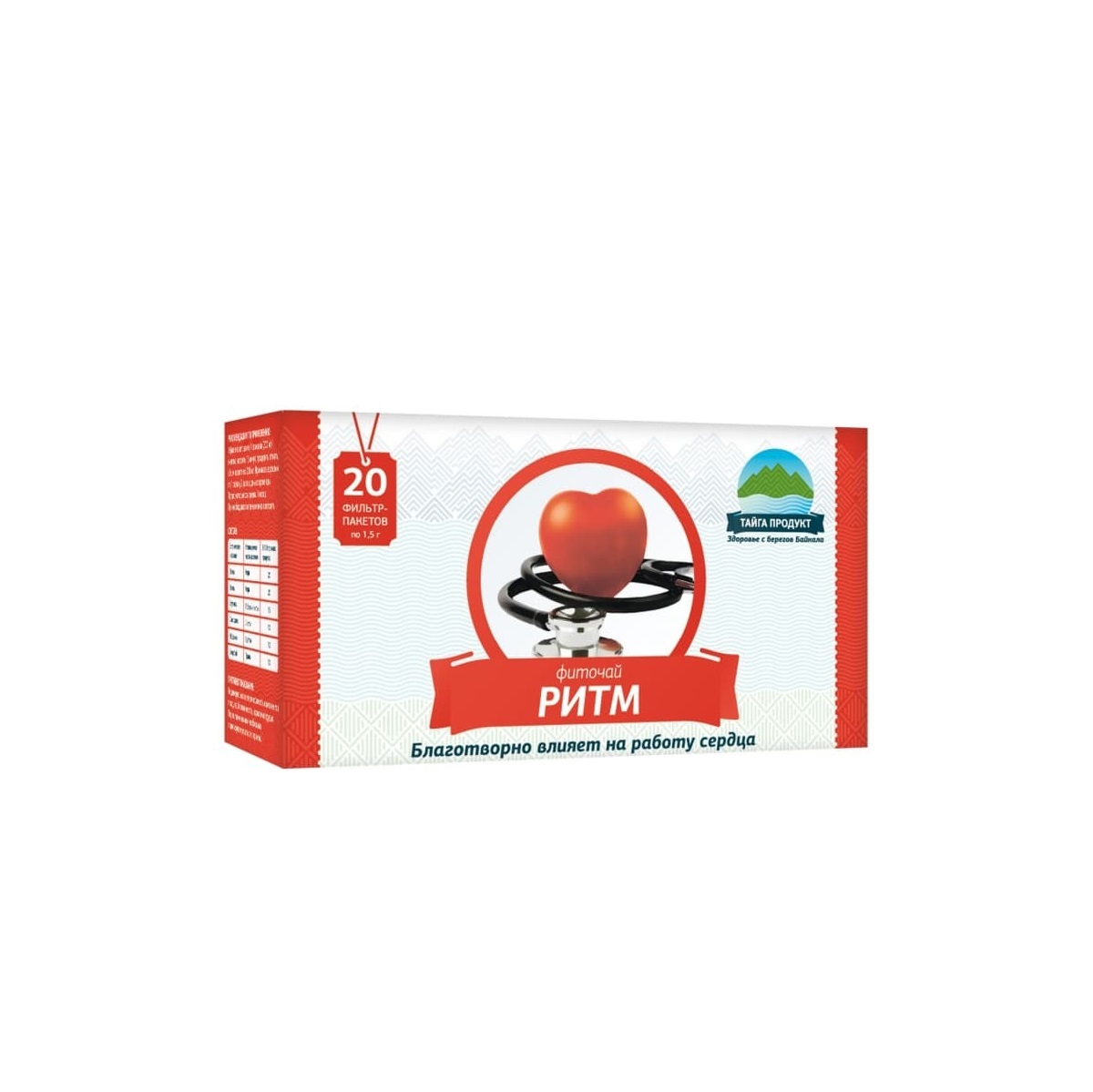 Тайга-Продукт фиточай Ритм ф п 1,5г №20