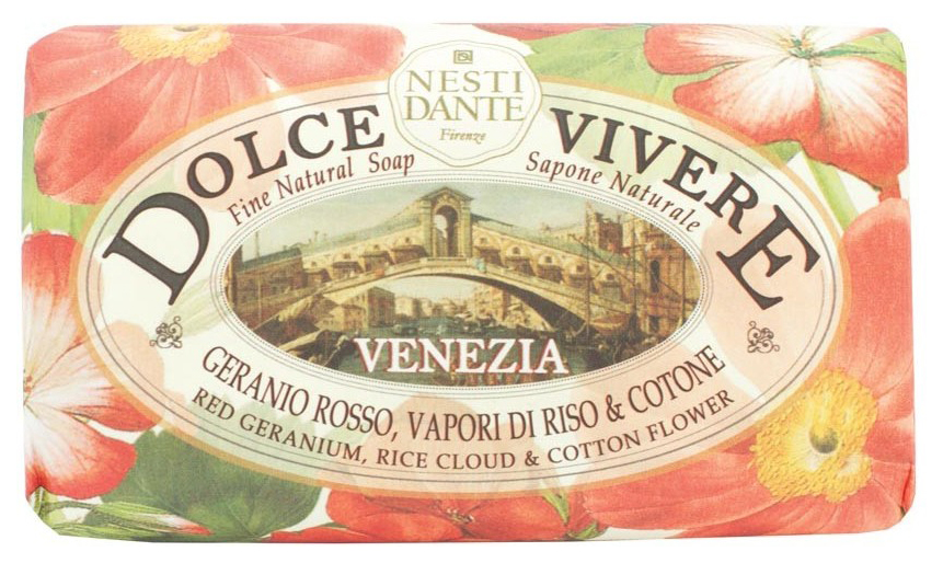 Нести Данте мыло Венеция 250г нести данте мыло туалетное твердое черешня и красные ягоды 250г