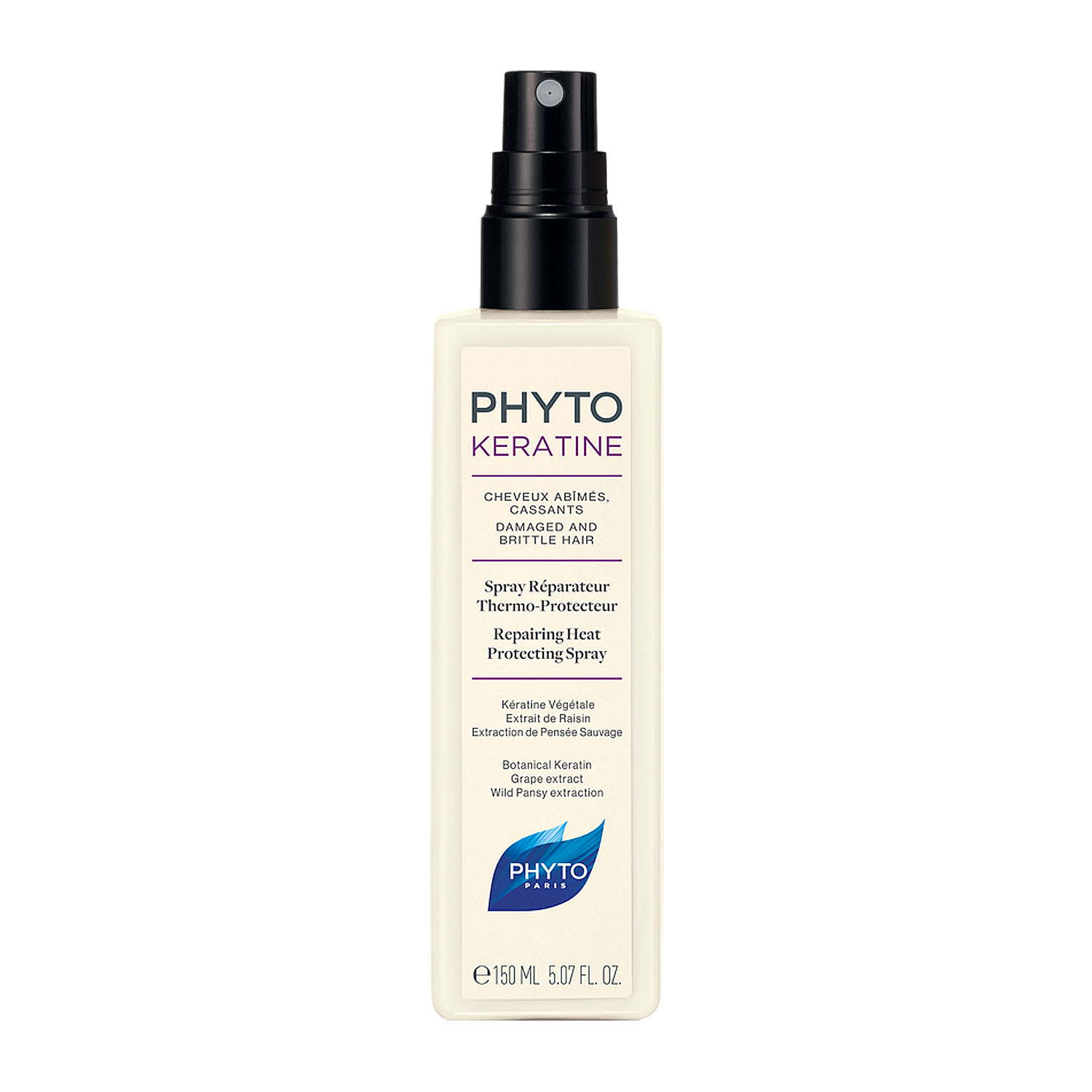 Phytosolba Phytokeratine спрей для волос термо-актив 150мл спрей термо актив для волос phytokeratine spray reparateur thermo actif 150мл