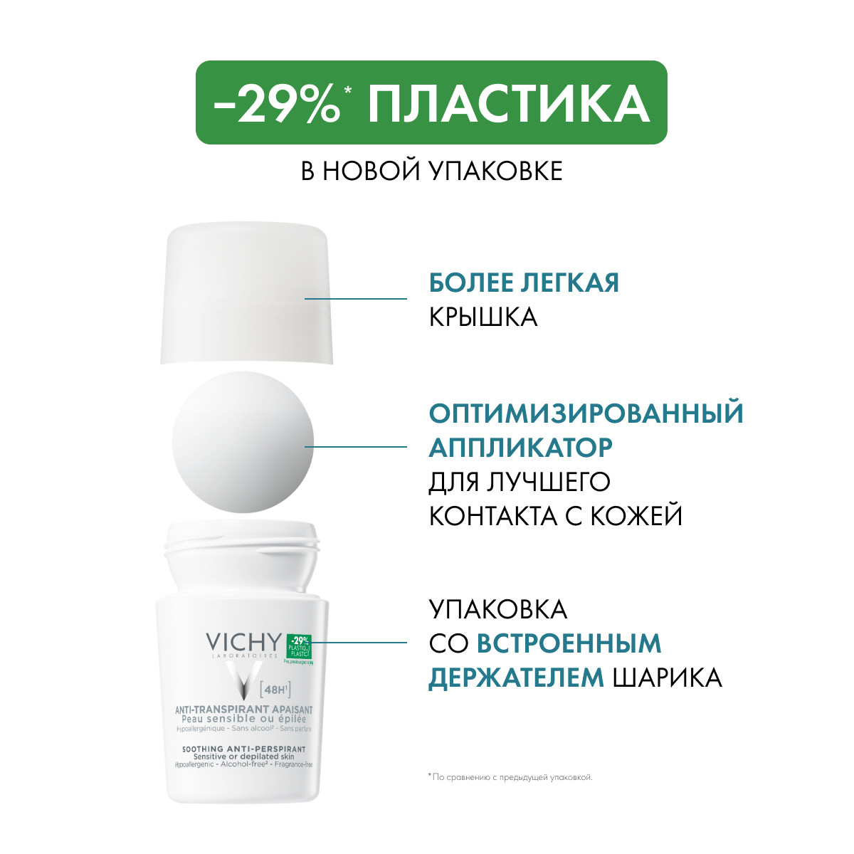 

Виши набор дезодорант-ролик для оч.чувств.кожи 48ч. 50млx2 M6332800