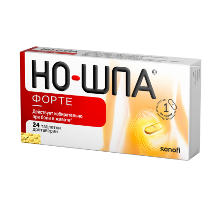 

Но-шпа форте таб. 80мг №24