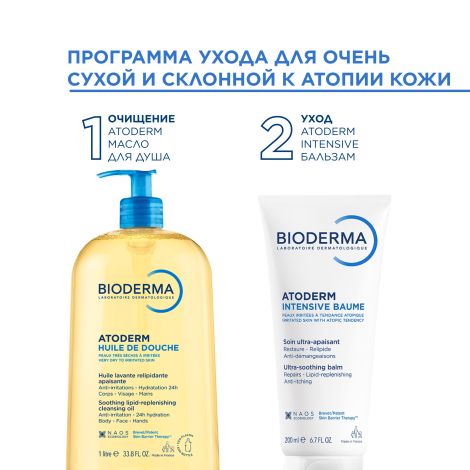 Биодерма Атодерм масло для душа 200мл 28136C №7