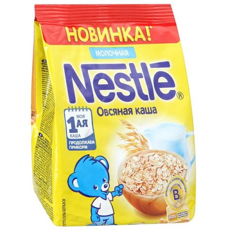 Каша овсяная Быстров Nestle 240г ассорти с молоком (6 пакетов)