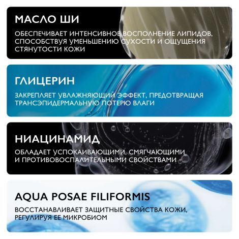 Ля Рош-Позе Липикар Синдет АП+ Липидовосстанавливающий очищающий крем-гель для лица и тела у взрослых, детей и новорожденных младенцев 200мл №4