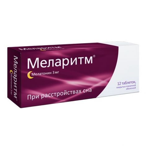 Меларитм таб.п/о 3мг №12