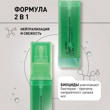 Салтон фит комфорт леди нейтрализатор запаха для ног 40мл №2