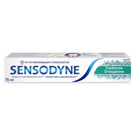 Сенсодин паста зубная Глубокое очищение 75мл №2