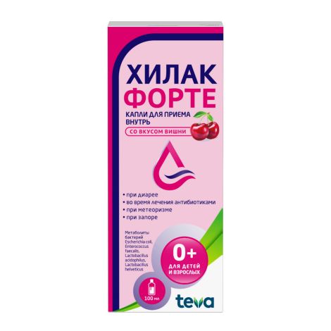 Хилак форте капли вишня 100мл