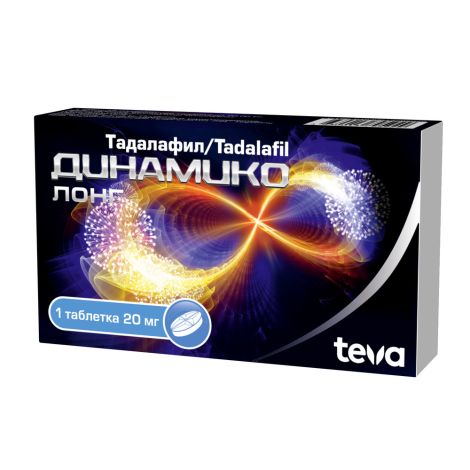 Динамико Лонг таблетки покрытые пленочной оболочкой 20мг №1 №2
