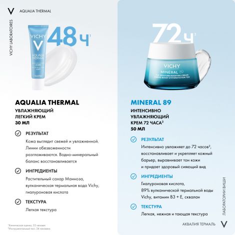 Виши Аквалия Термаль крем легкий для норм. кожи туба 30мл MВ068200 №8