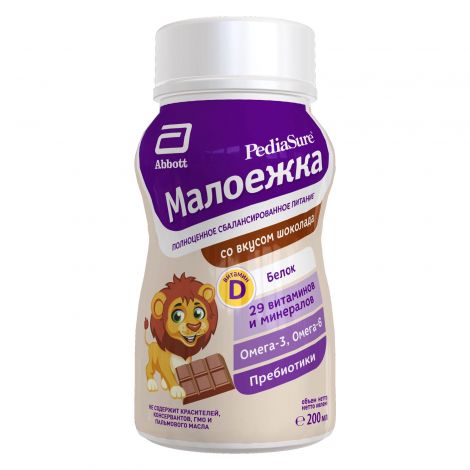 ПедиаШур малоежка шоколад 200мл