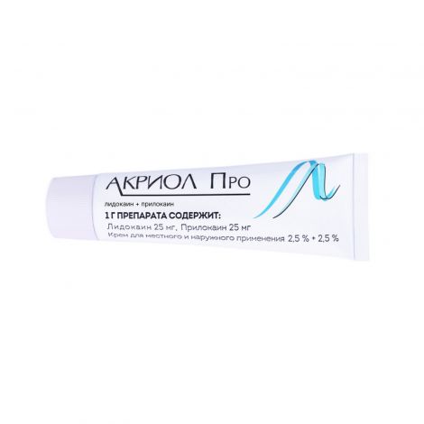 Акриол ПРО крем 2,5%+2,5% 30г №3