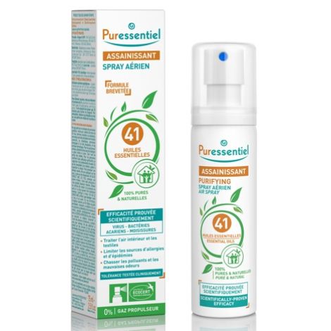 Puressentiel Purifying Спрей для воздуха очищающий 41 эфирное масло 75мл