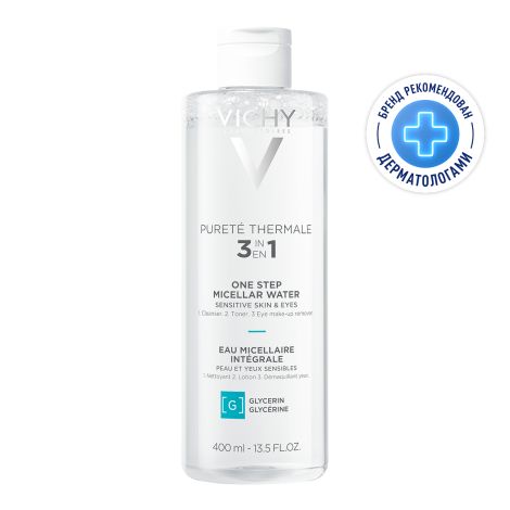 Виши Пюрте Термаль мицеллярная вода с минералами для чувствит. кожи 400мл