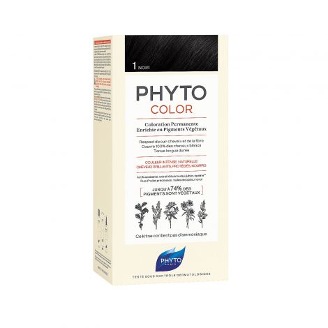 Phytosolba Phyto Hair Color краска для волос 1 черный 50/50/12мл