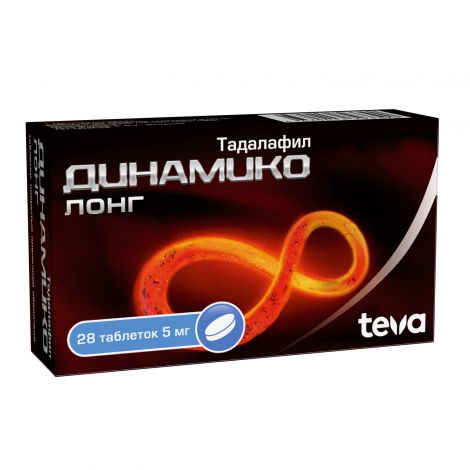 Динамико Лонг таб.п/о плен. 5мг №28 №2