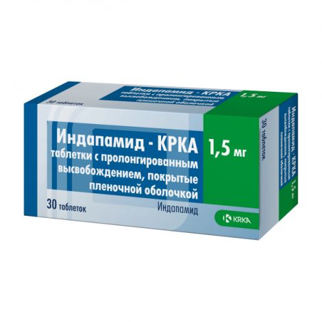 Индапамид таб.п/о пролонг. 1,5мг №30 №2