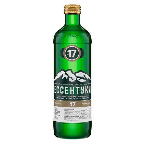 Ессентуки вода минеральная №17 стекло 0,45л