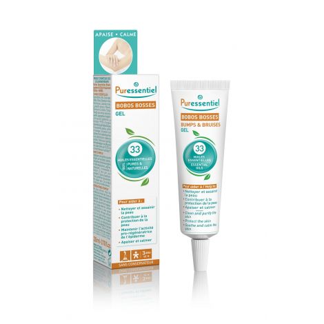 Puressentiel Bumps & Bruises Восстанавливающий гель Шишки и синяки 33 эфирных масла 20мл
