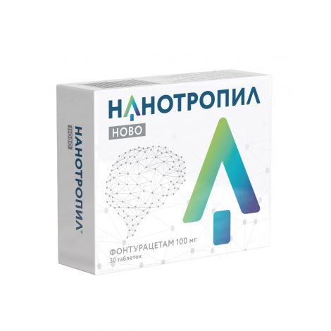 Нанотропил Ново таб. 100мг №30 №2