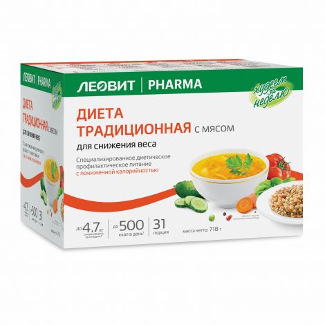 Худеем за неделю кейс Традиционная диета с мясом