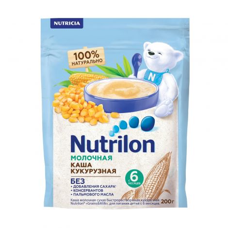 Нутрилон каша молочная кукуруза 200г