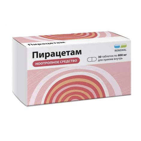 Пирацетам Реневал таб.п/о плен. 800мг №30