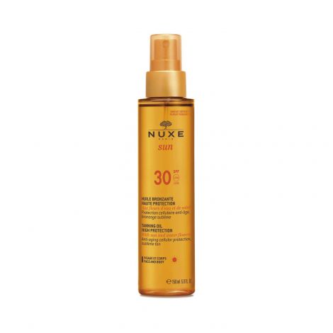 Нюкс масло для лица/тела солнцезащитное для загара SPF30 150мл EX02026