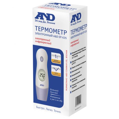 Эй энд Ди термометр DT-635 инфракрасный №2