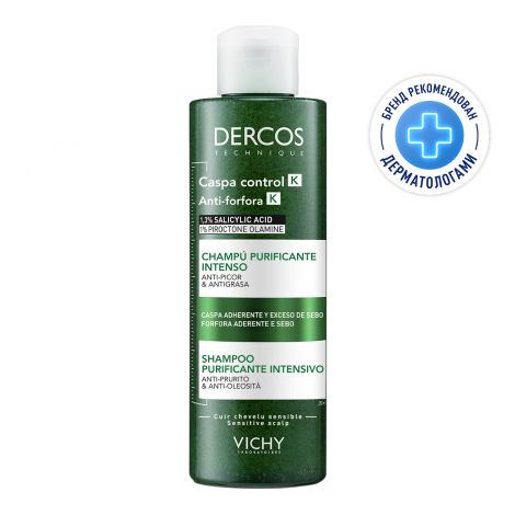 Виши Деркос К шампунь-пилинг против перхоти глубоко очищающий 250мл